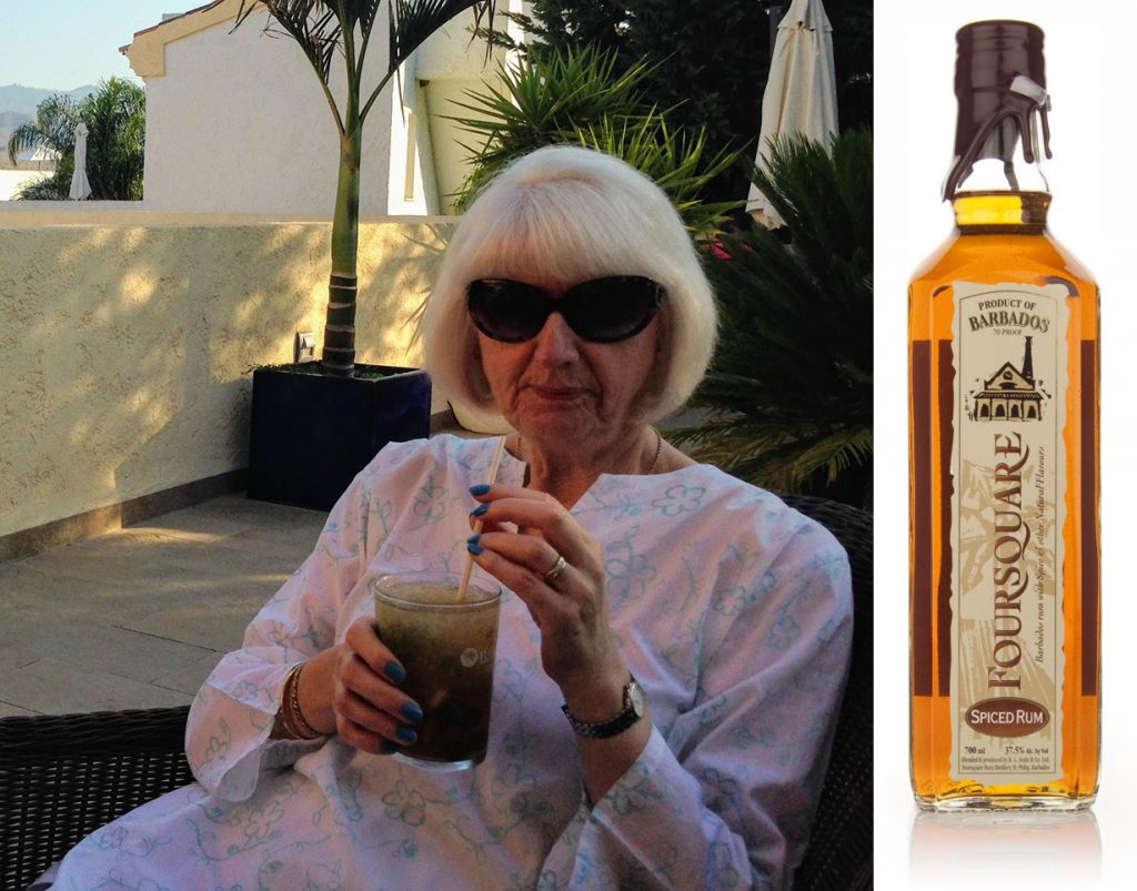 Mother Hodcroft will get Foursquare Spiced Rum for Mother's Day