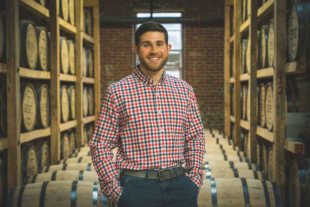 Caleb Kilburn, master distiller at Peerless Whiskey