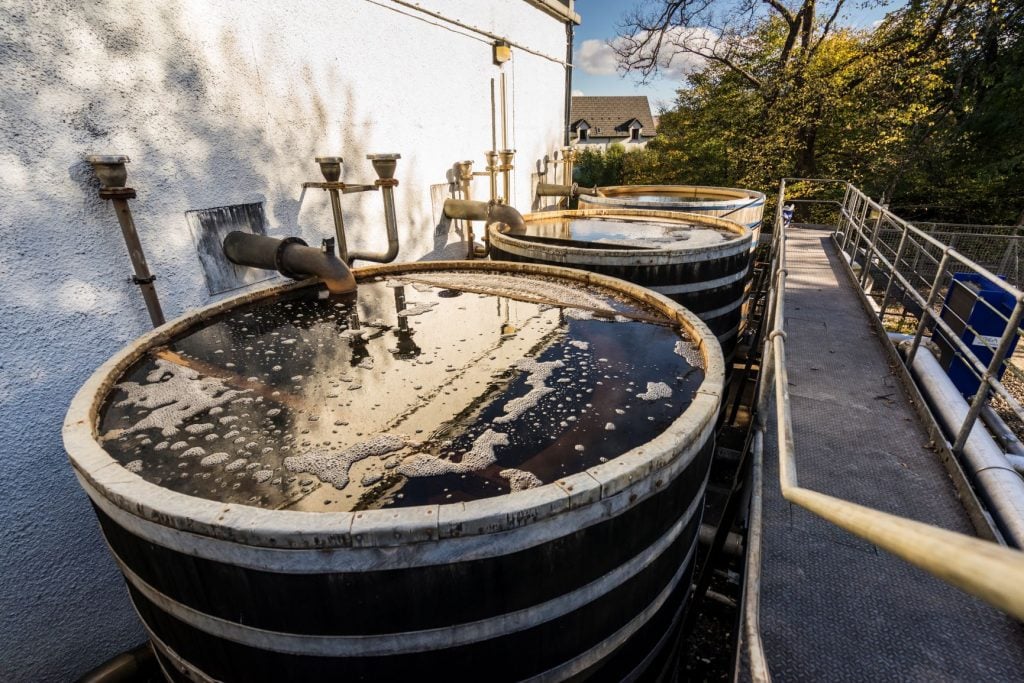Worm tubs at Talisker