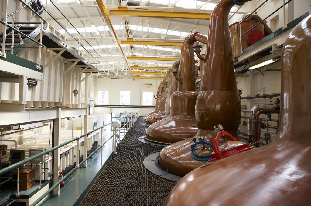 The stills at Glen Grant, the heart of that fruity taste