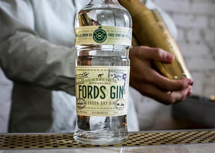 Fords Gin Cocktail shaker