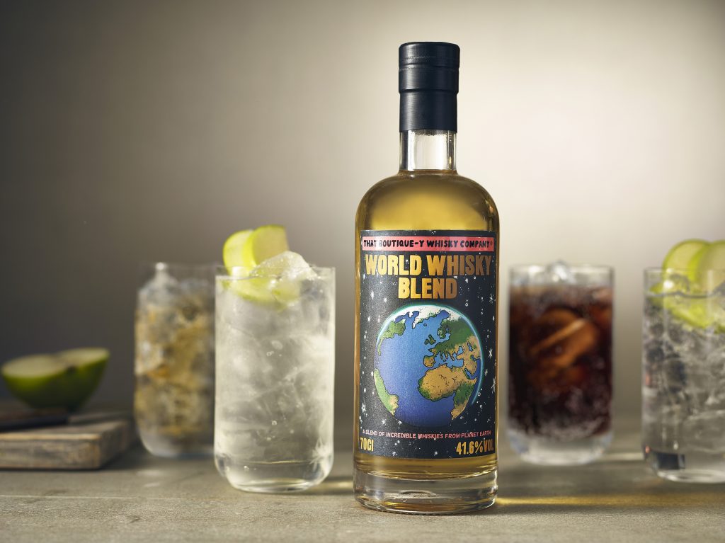 World Whisky Blend serves