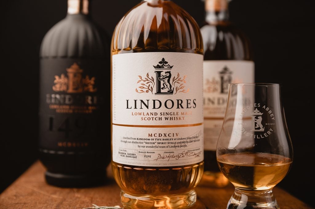 Lindores Abbey first whisky