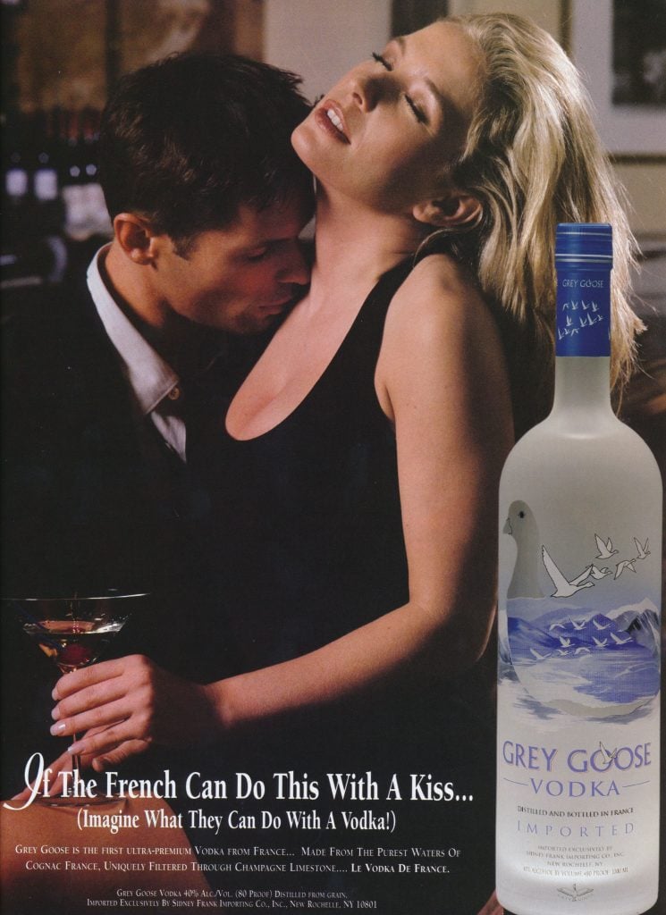 Grey Goose vodka advert