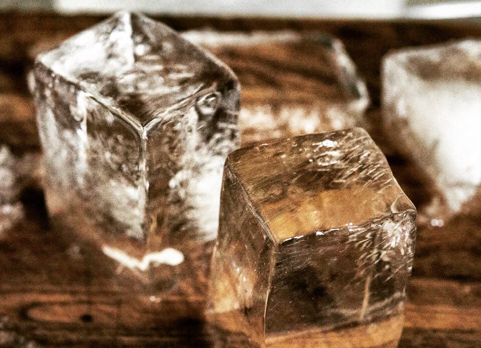 Ice is a vital component for a cocktail