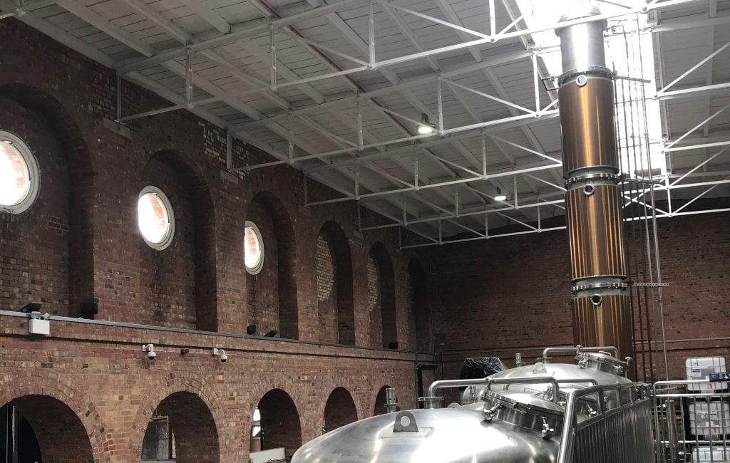 The column still at the heart of the Copper Rivet Distillery in Chatham