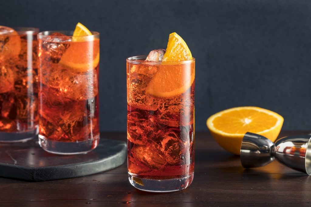 Belafonte, Campari, White Port and Tonic