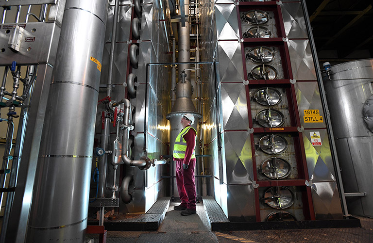 The North British distillery
