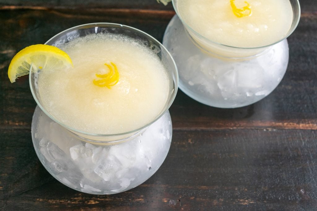 Sgroppino al Limone (Lemon Sorbet Cocktails)
