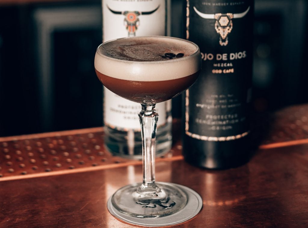 Mezcal Espresso Martini ODD Cafe flavoured spirits