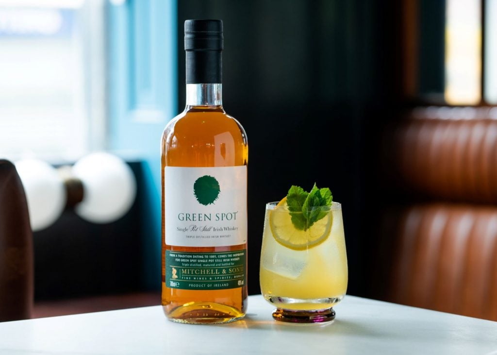 Green Spot Dublin Smash with bottle