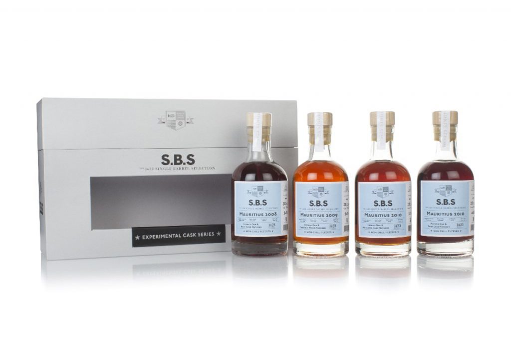 Mauritius 2010 Experimental Cask Series - 1423 Single Barrel Selection (4 x 200ml) 