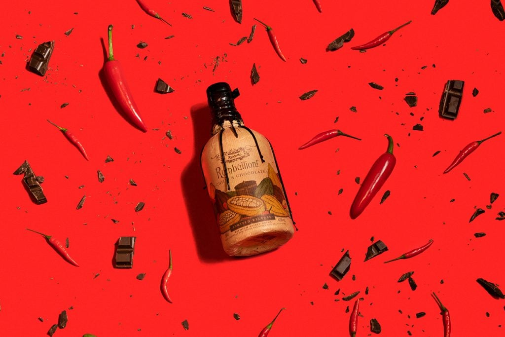 Rumbullion-chilli-choc ten flavoured spirits