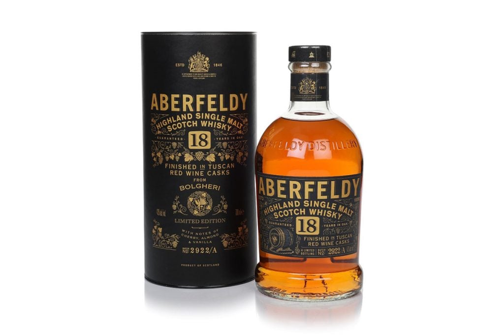 Aberfeldy Tuscan Red Wine Cask 18 Year Old 