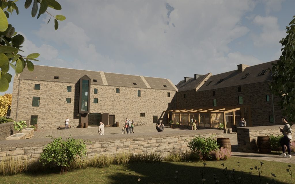 The planned Castletown Mill distillery