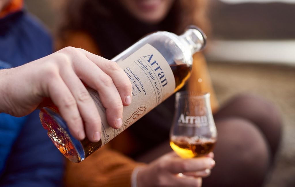 A bottle of Arran 10 Year Old