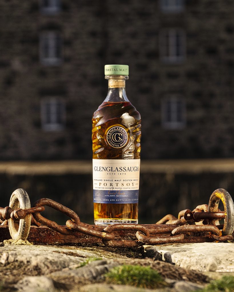 Glenglassaugh Portsoy in the harbour outside the distillery
