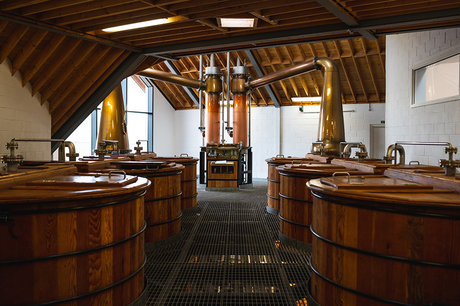 Lochlea Distillery's washbacks