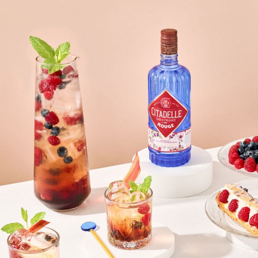Citadelle Rouge gin cocktails