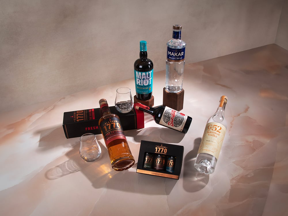 The competition bundle from Glasgow Distillery