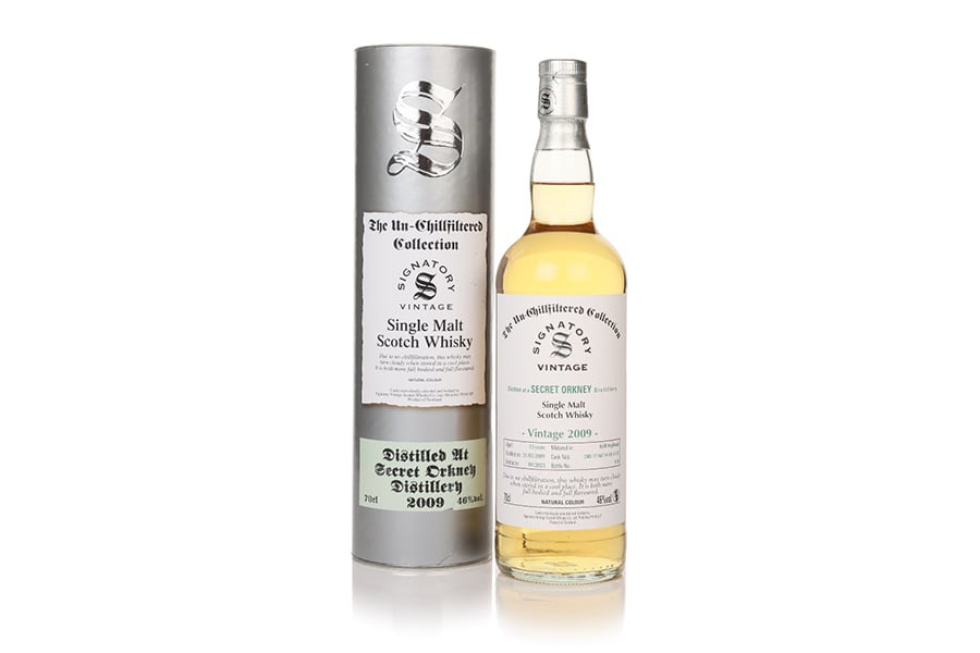 Unnamed Orkney 13 Year Old 2009 (casks DRU17/A67 9+10+13+21) - Un-Chillfiltered Collection (Signatory) Whisky 