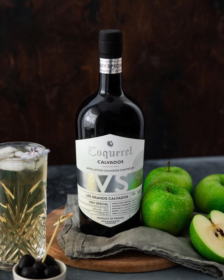 Calvados Coquerel in a cocktail