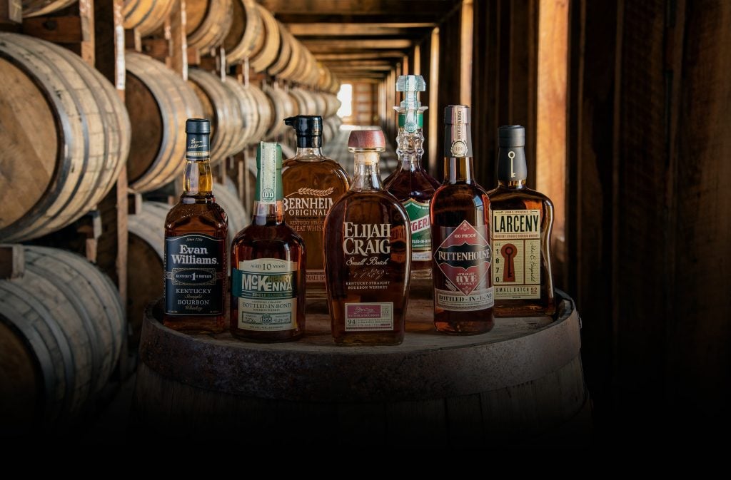 Tasting Heaven Hills whiskeys