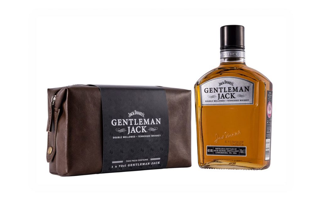 Jack Daniel's Gentleman Jack Gift Set with Wash Bag Whiskey 70cl