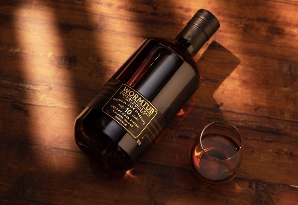Wormtub 10 Year Old whisky bottle