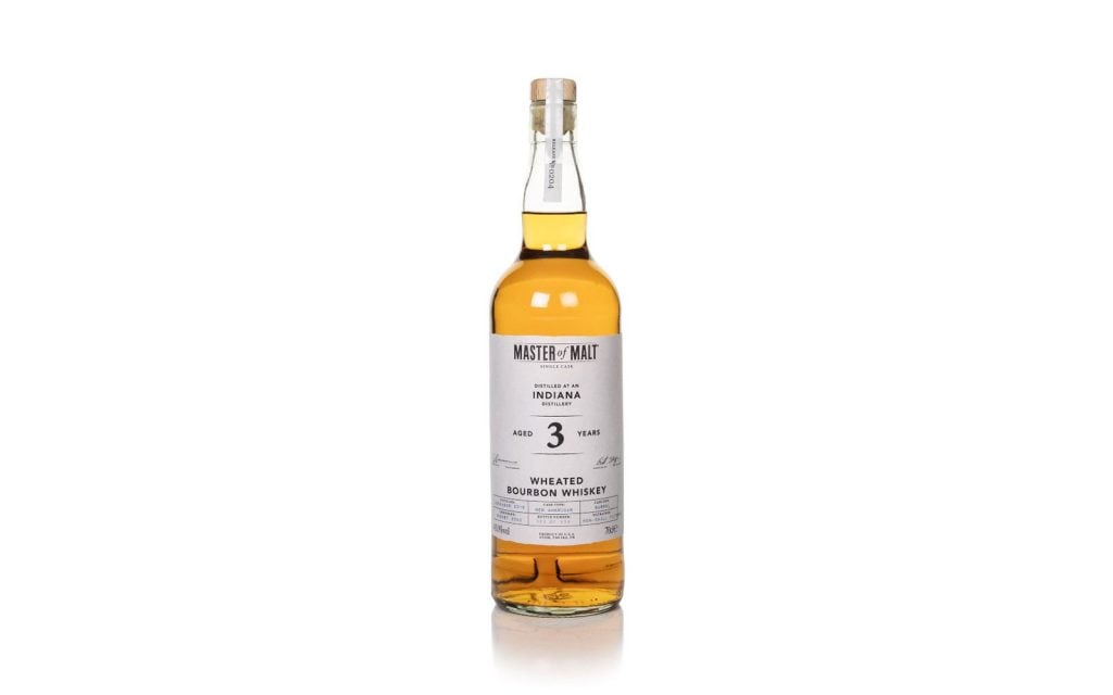 Indiana Bourbon 3 Year Old 2019 Single Cask (Master of Malt) Whiskey 70cl