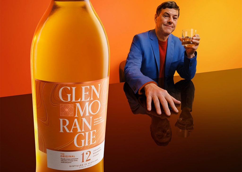 Dr Bill Lumsden, Glenmorangie’s director of whisky creation and Glenmorangie The Original 12 Year Old.
