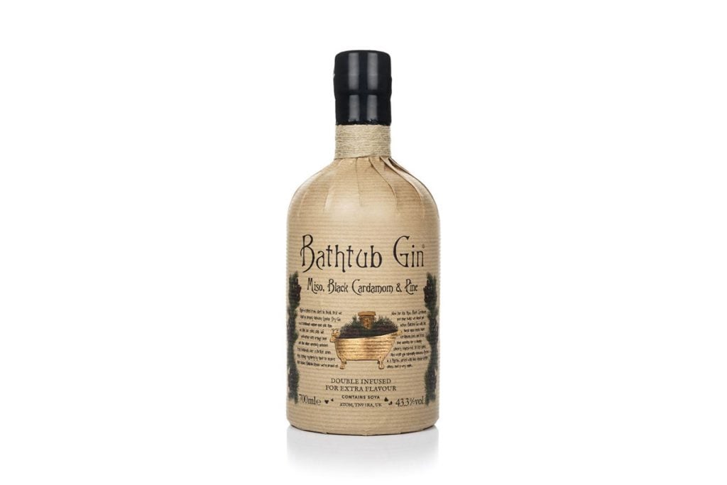 Bathtub Gin Miso, Black Cardamom, and Pine 70cl