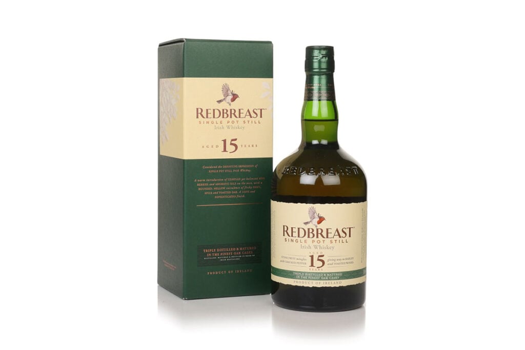 One of our favourite whiskeys, Redbreast 15 Year Old