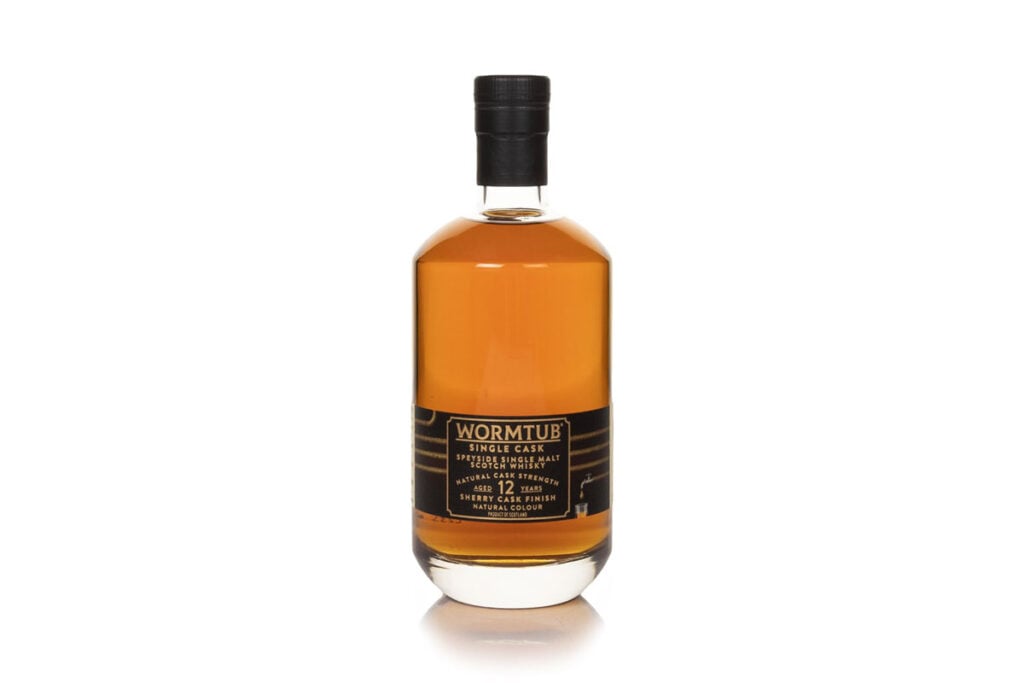 The gorgeous Wormtub 12 Year Old Single Cask, a great whisky for under £100