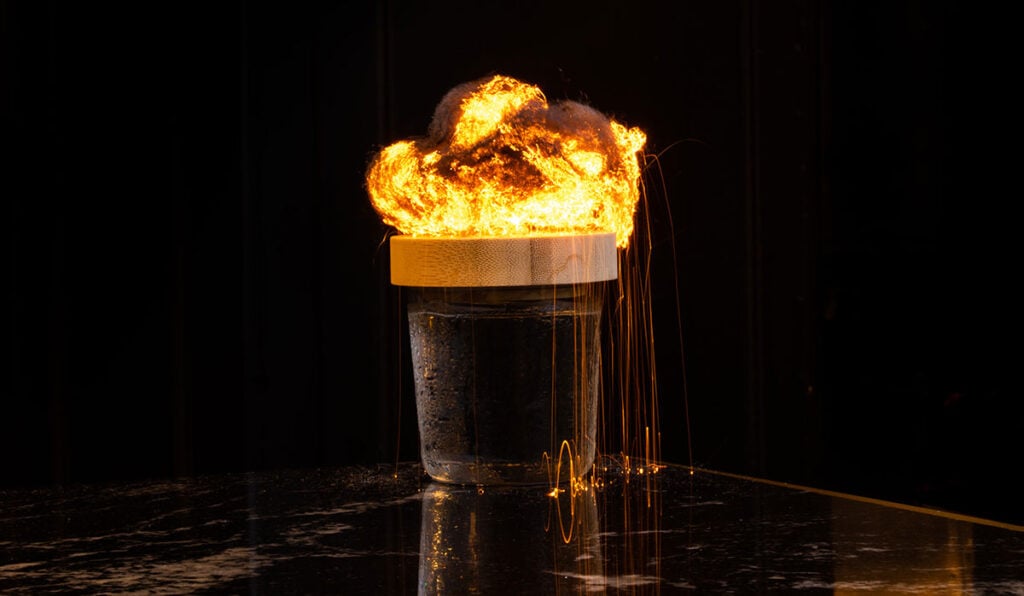 A cocktail made at Handshake Speakeasy, the World's Best Bar