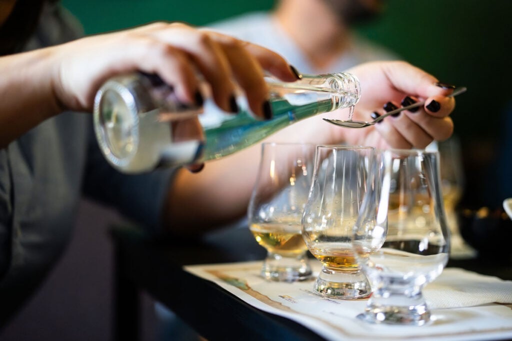 Whisky with water is loved by some