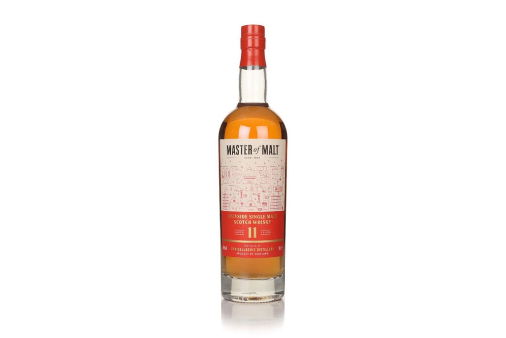 Buy Craigellachie 11 Year Old (Master of Malt Christmas Bottling) for Christmas, one of our top 10 budget whisky gifts for Christmas