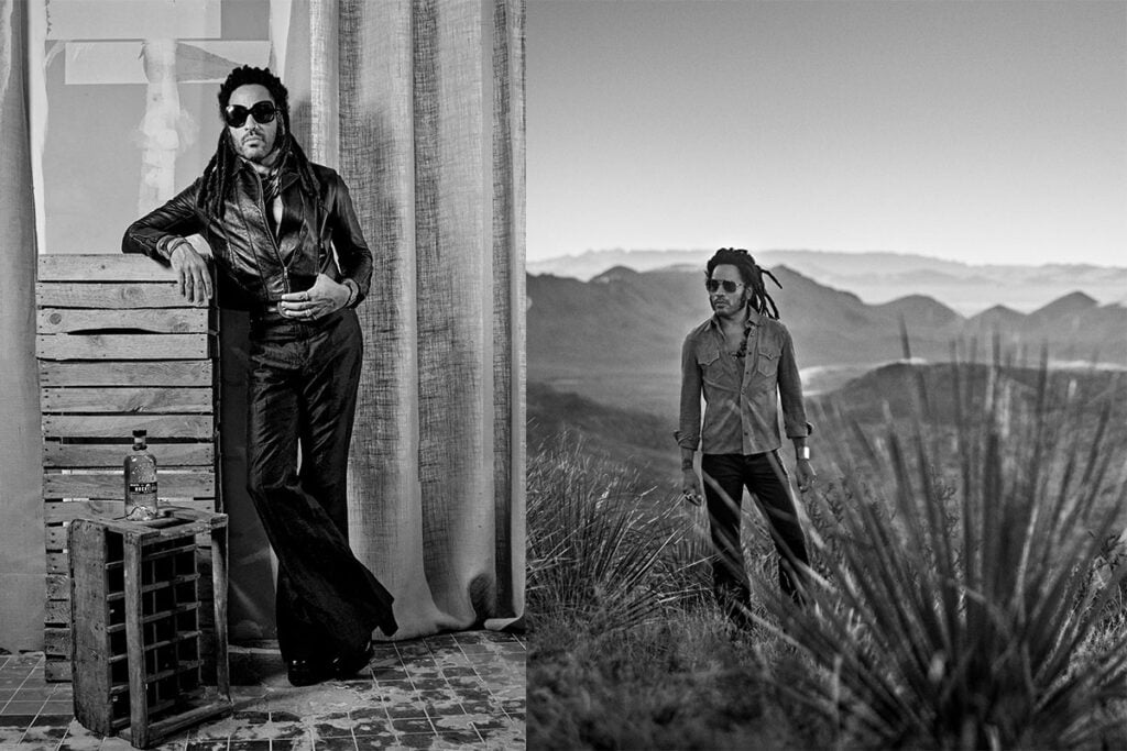 Nocheluna Sotol was co-founded by rock star Lenny Kravitz and Dr Iván Saldaña