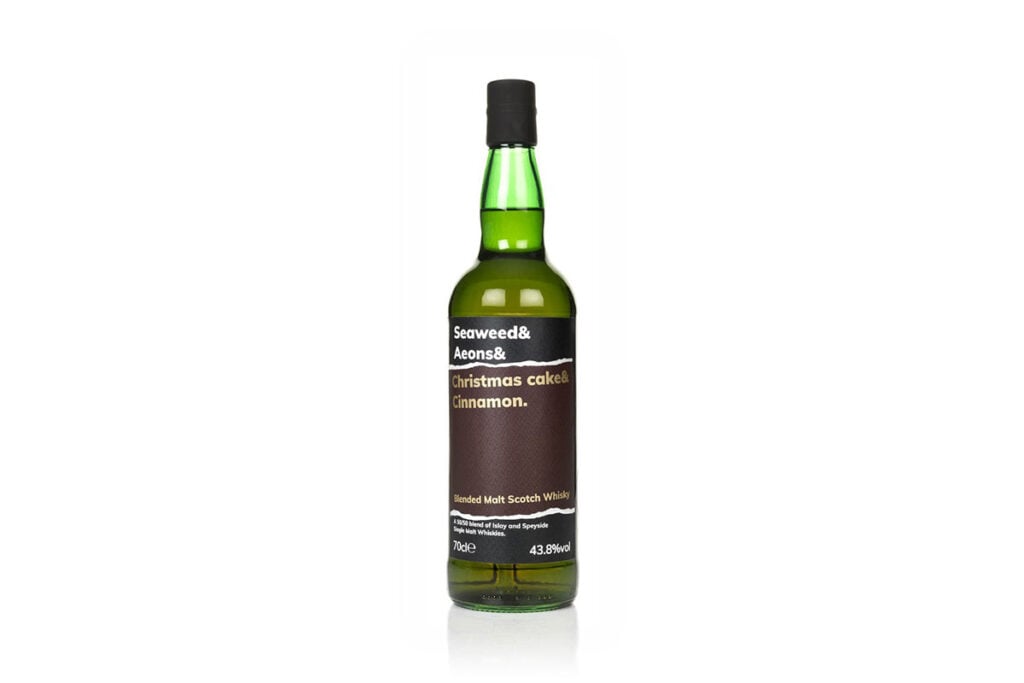 BuySeaweed & Aeons & Christmas Cake & Cinnamon Whisky as a whisky Christmas present