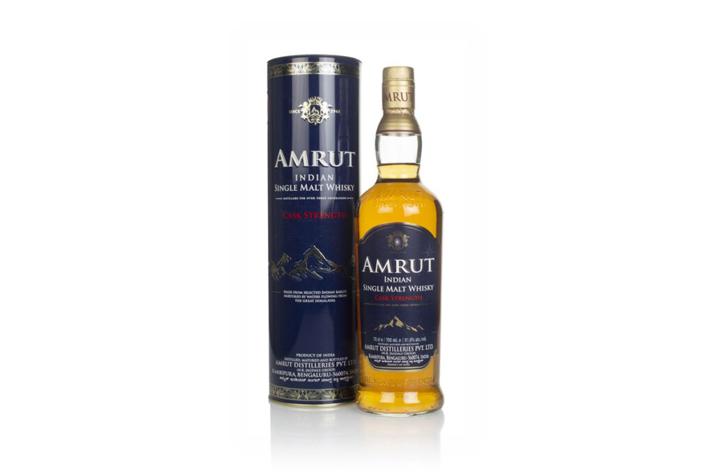 Top 10 whiskies that showcase warm weather maturation: Amrut Single Malt Cask Strength Whisky