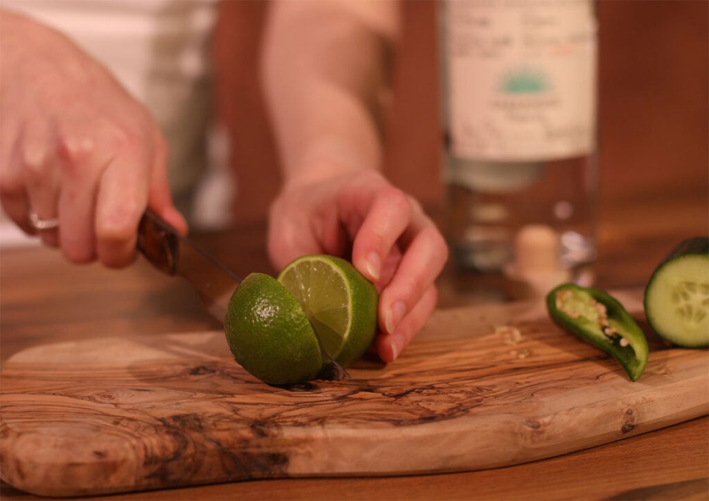 Make an easy cocktail for Margarita Day