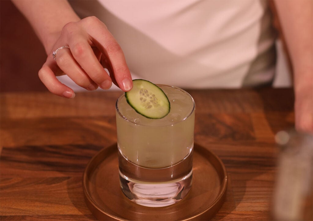 Spicy Cucumber Jalapeño Margarita for Margarita Day