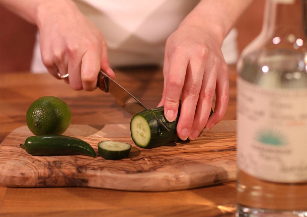 How to make the Casamigos Spicy Cucumber Jalapeño Margarita