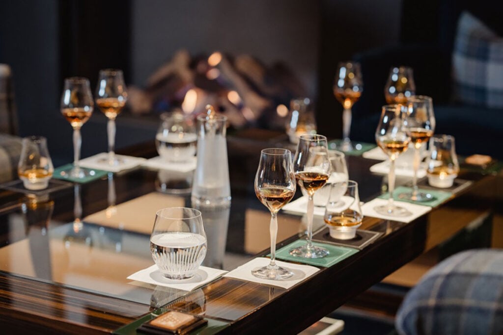 Why fine dining restaurants are embracing whisky: The Glenturret Lalique Restaurant has has earned two Michelin stars.