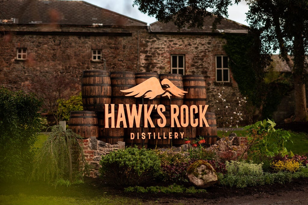 The rebranded Hawk’s Rock Distillery