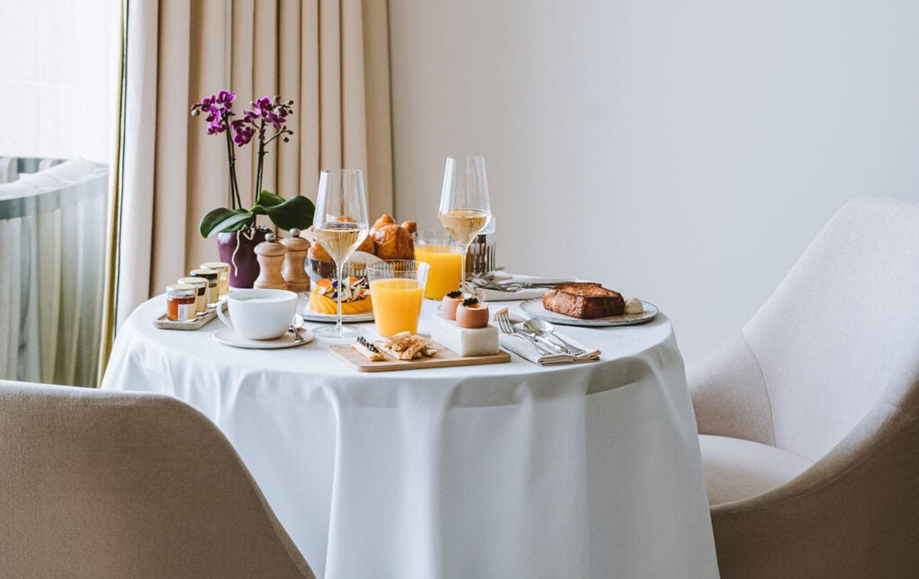 Here are some Festive Champagne Secrets from Sommelier Philippe Marques from Royal Champagne Hotel & Spa, which is pictured here