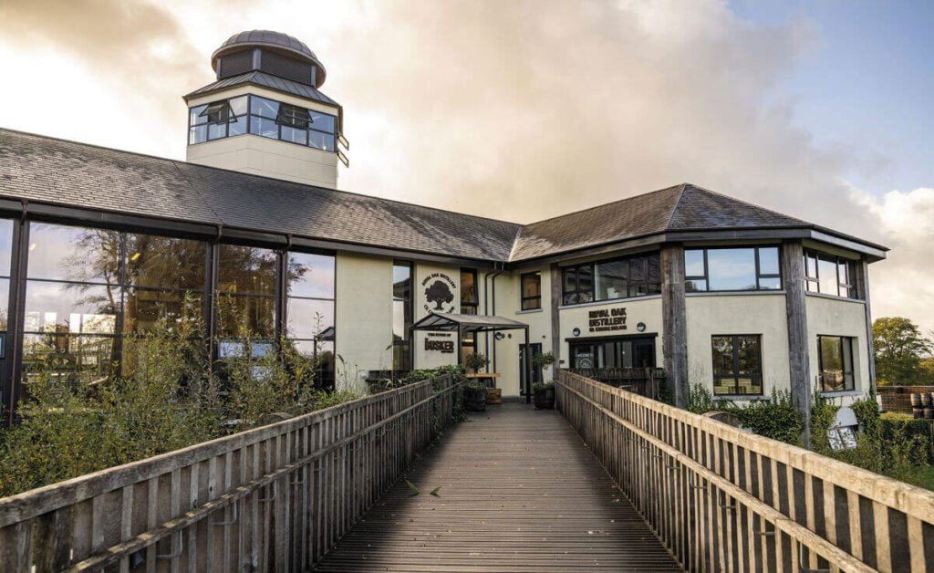 The Royal Oak Distillery is where Busker whiskey is made