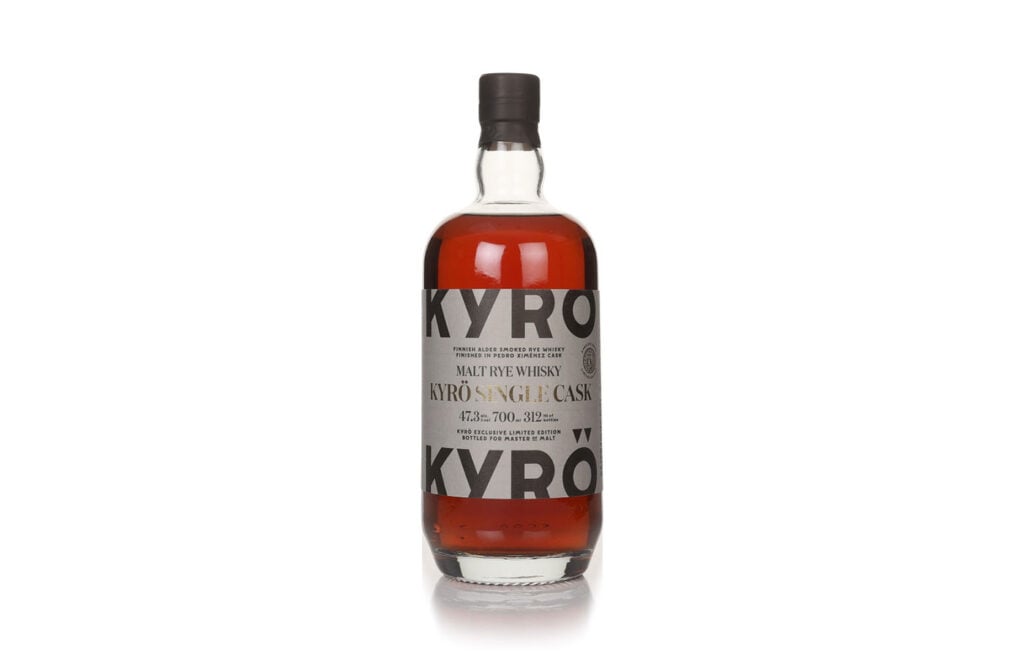 Kyrö Single Cask Smoked Rye Finished in PX Cask (Master of Malt Exclusive), one of the Most Interesting Whisky Gifts to Give This Christmas