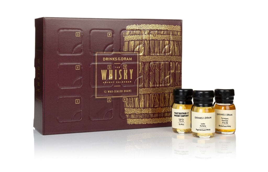 The Whisky 12 Dram Advent Calendar (2025 Edition) at Master of Malt, selected here for the Christmas Whisky Stocking Fillers That Actually Impress article