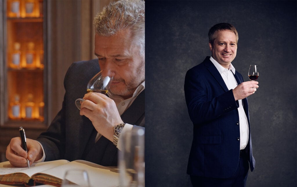 Master blenders for CHivas Brothers Sandy Hyslop and Kevin Balmforth